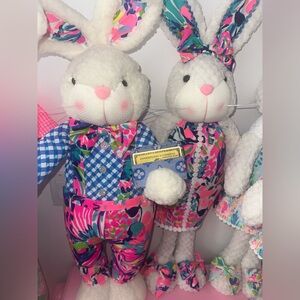 Handmade  bunny greeters/ snowman